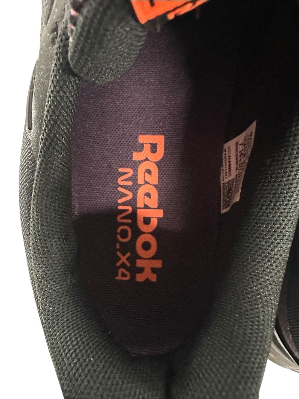 REEBOK Nano X4 / Black Midnight Plum & Coral Athletic Shoes / Women 7 / Goth - Picture 10 of 15
